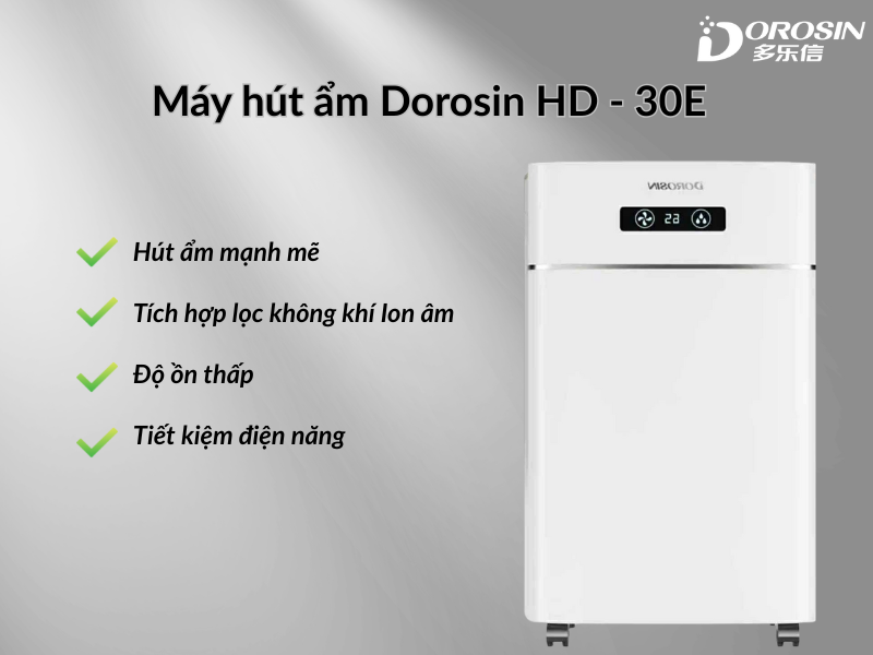 máy hút ẩm Dorosin HD - 30E